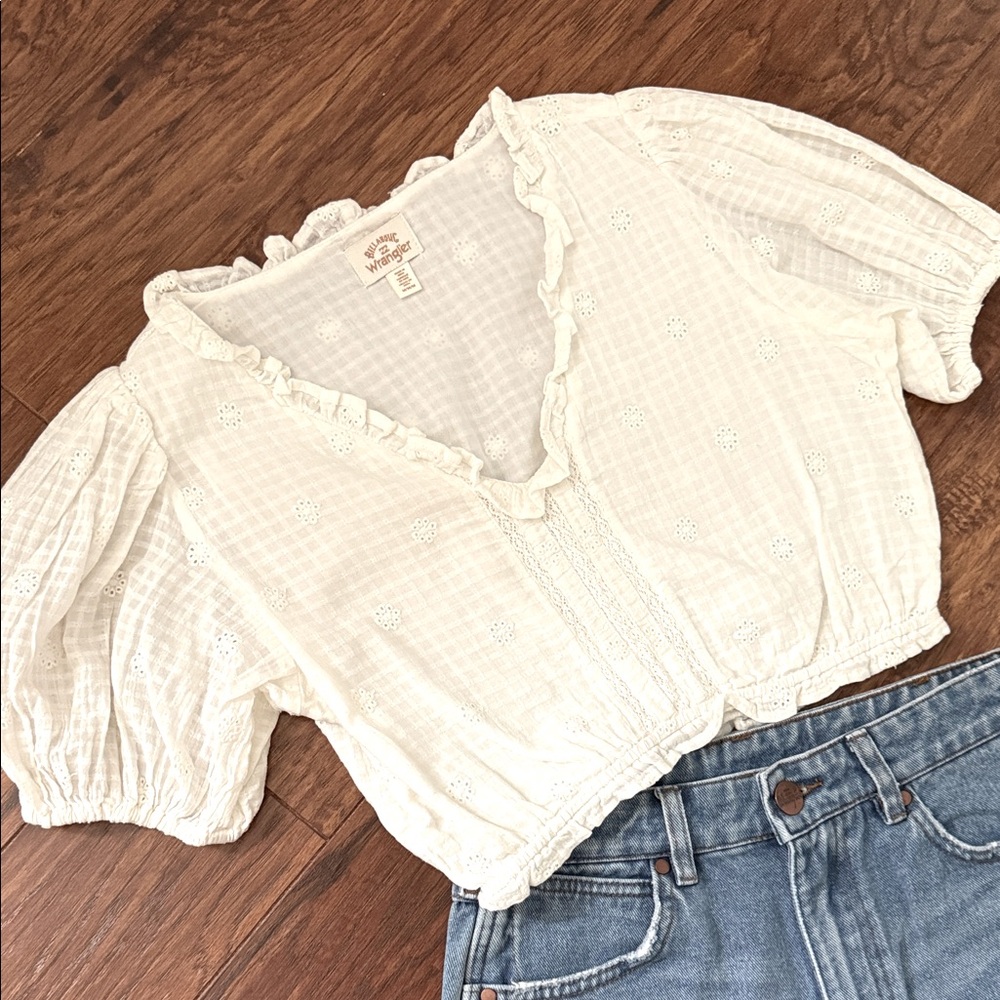 Billabong x Wrangler Eyelet Blouse